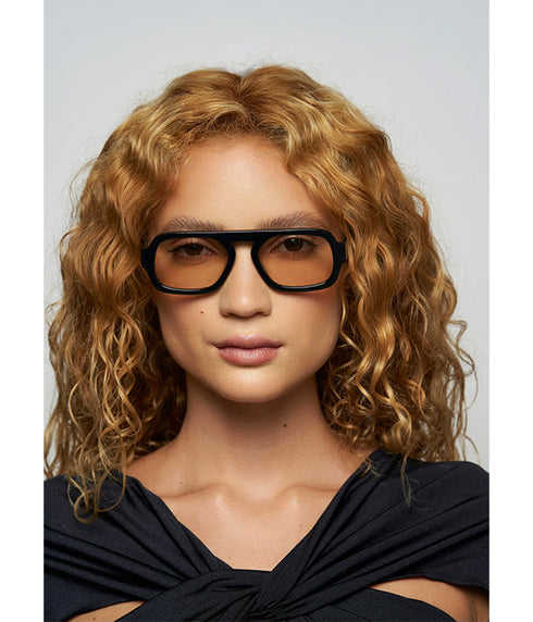 Jane Mini Sunglasses - Gloss Black